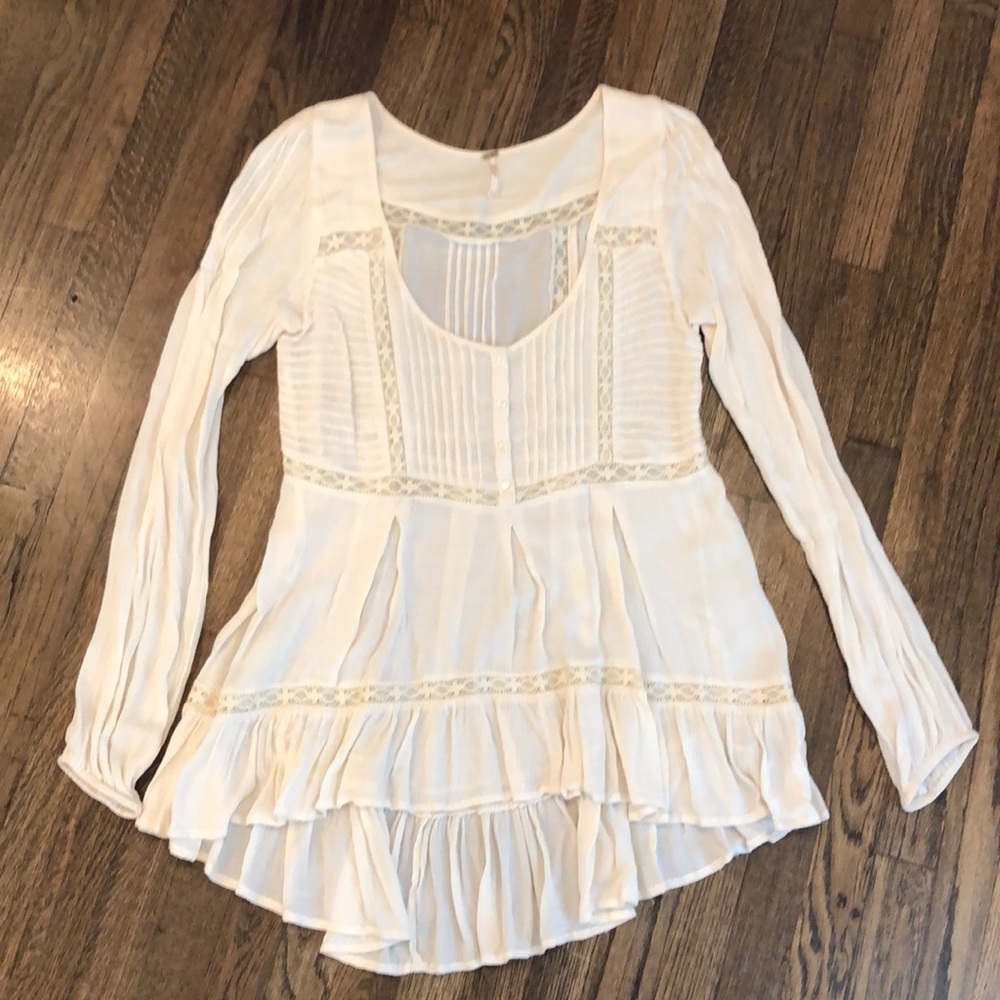 Free People Vintage Lace Tunic